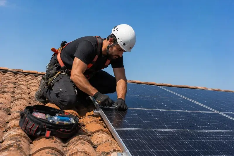 Maintenance et monitoring de panneaux solaires à Elven