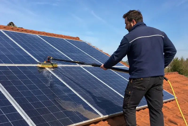 Nettoyage et entretien de panneaux solaires à Elven