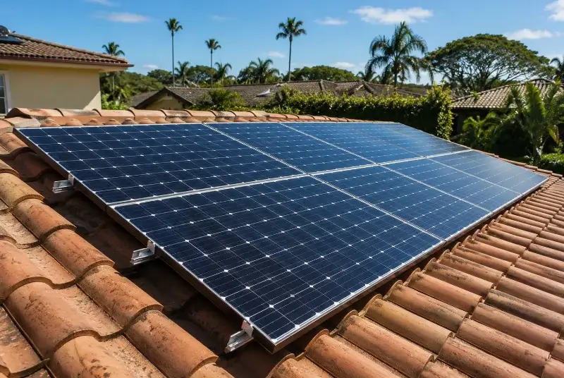 Installation de panneaux solaires à Elven